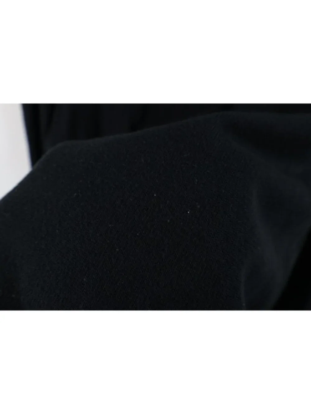 Vintage 90s Streetwear Mens Large Tall Faded Blank Knit Collared Sweater Black